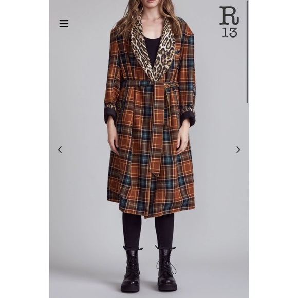 NWT R13 Winter Robe Coat (Sold out!) - Picture 4 of 16